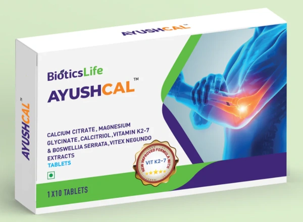 BIOTICS  Ayushcal Tablet  - Biotics - 10Tablet