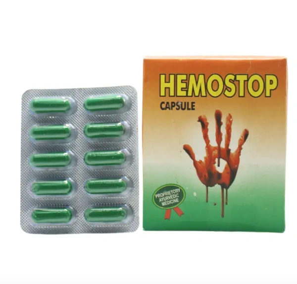 SHREE AYURVEDIC  Hemostop Capsule-Shree Ayurvedic - 30Capsule
