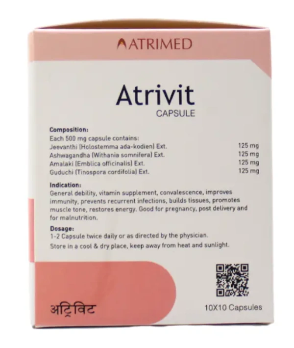 ATRIMED PHARMACEUTIC Atrivit Cap 100Caps-ATRIMED  - Cap