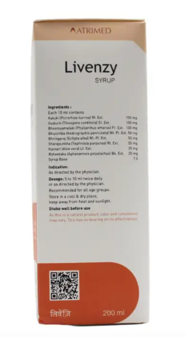 ATRIMED PHARMACEUTIC Livenzy Syrup 200Ml-ATRIMED  - Syrup