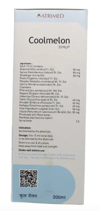 ATRIMED PHARMACEUTIC Coolmelon Syrup -ATRIMED  - 200ml