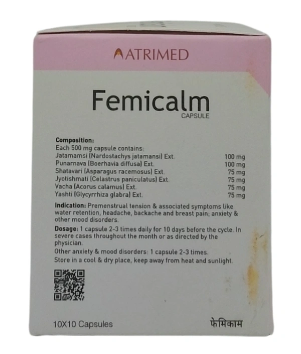 ATRIMED PHARMACEUTIC Femicalm Capusle- ATRIMED  - 100Capsule