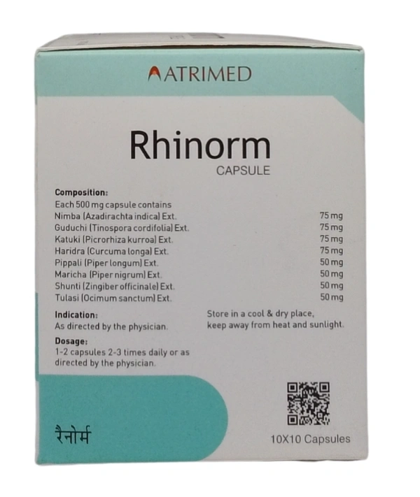 ATRIMED  Rhinorm Capsule  100Cap - ATRIMED  - 100Capsule