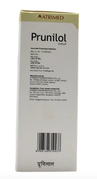 ATRIMED PHARMACEUTIC Prunilol Syrup 200Ml - ATRIMED  - Syrup