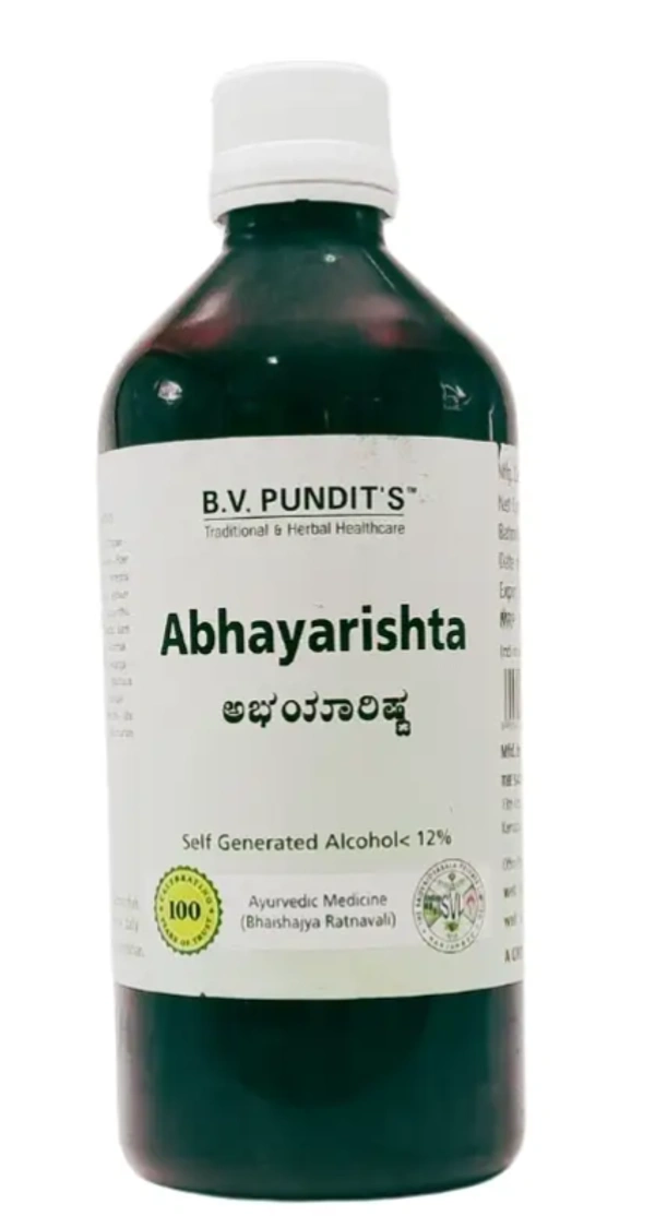 B.V.PANDIT Abhayarishta  B.V.Pandit - 500ml