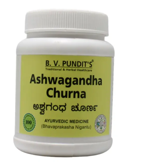 B.V.PANDIT Ashwaagandhadi Churna 100Gm-B.V.Pan - 100gm