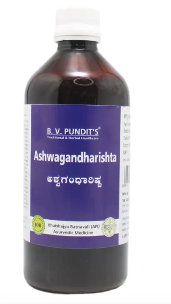 B.V.PANDIT Ashwagandharishta - B.V.Pandit  - 500ml