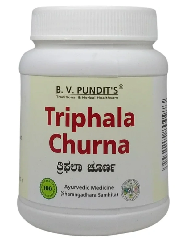 B.V.PANDIT Triphala Churna - B.V.Pandit  - 100gm