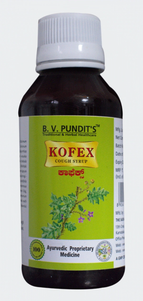 B.V.PANDIT Kofex Cough Syrup - B.V.Pandit  - 100ml