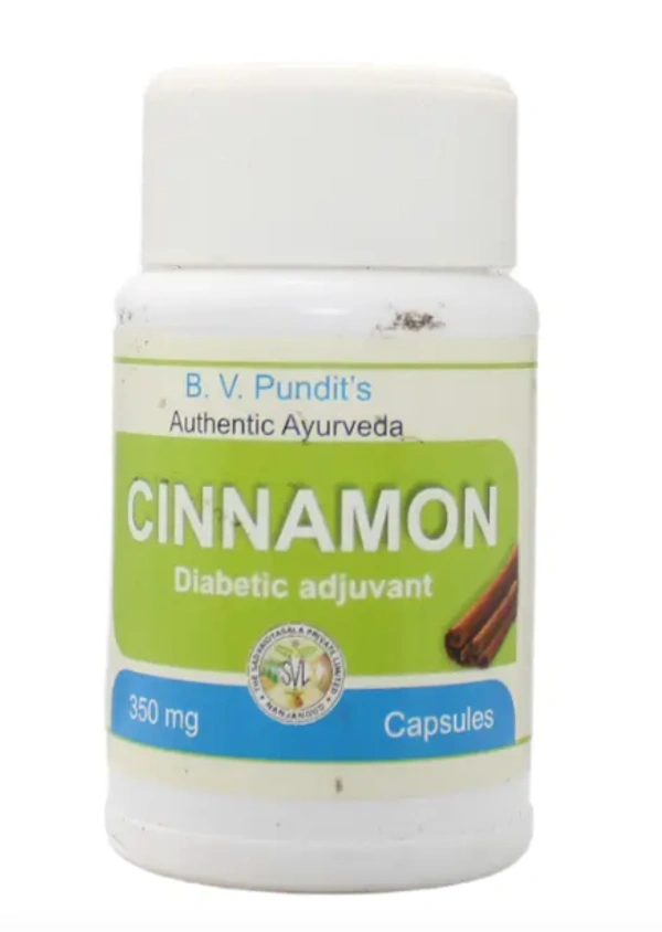 B.V.PANDIT Cinnamon Capsule  -  B.V.Pandit  - 30Capsule