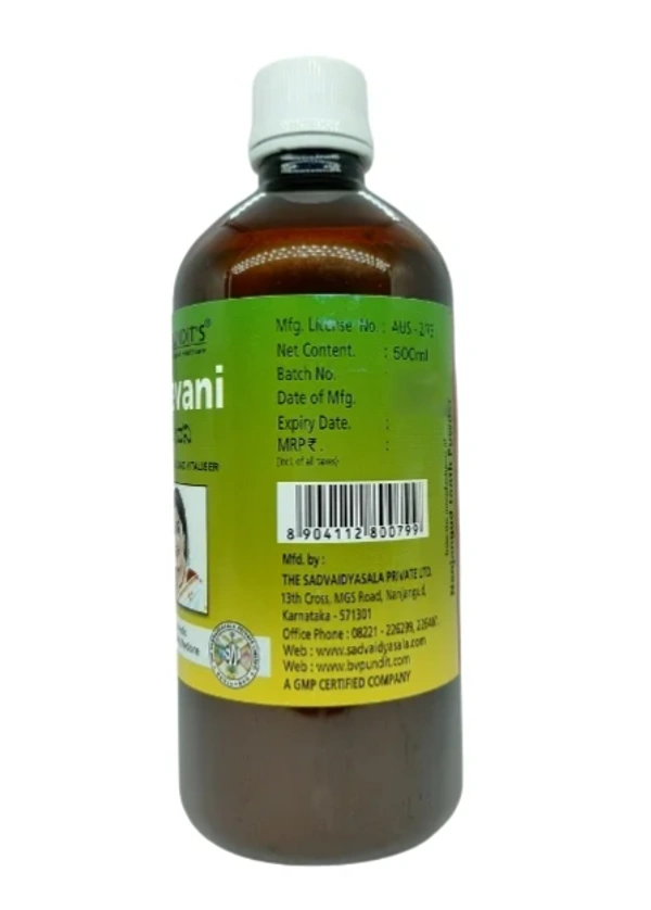 B.V.PANDIT Jeevani Syrup - B.V.Pandit  - 500ml