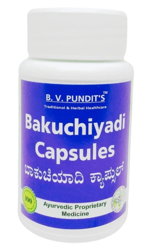 B.V.PANDIT Bakuchiyadi Capsule  - B.V.Pandit  - 60Capsule