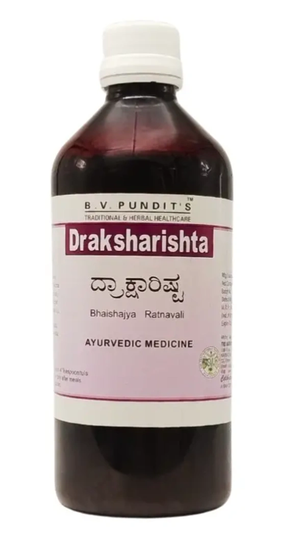 B.V.PANDIT Draksharishta - B.V.Pandit  - 500ml