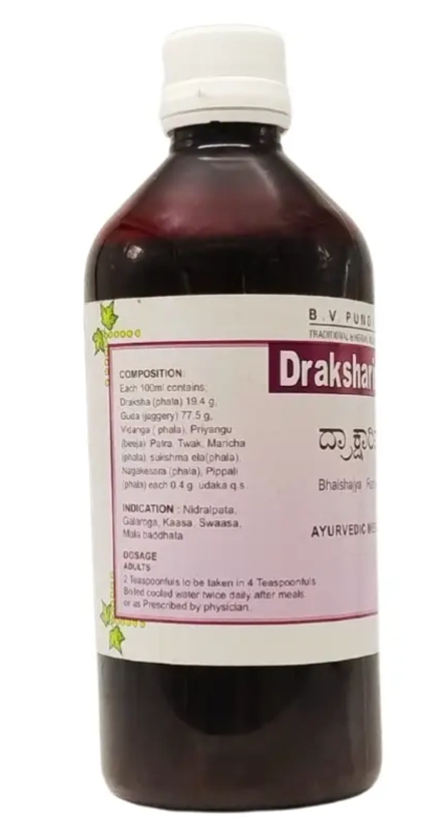 B.V.PANDIT Draksharishta - B.V.Pandit  - 500ml