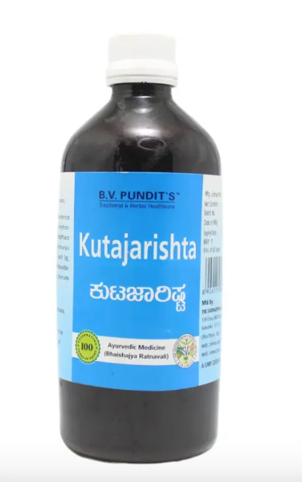 B.V.PANDIT Kutajarishta - B.V.Pandit  - 500ml