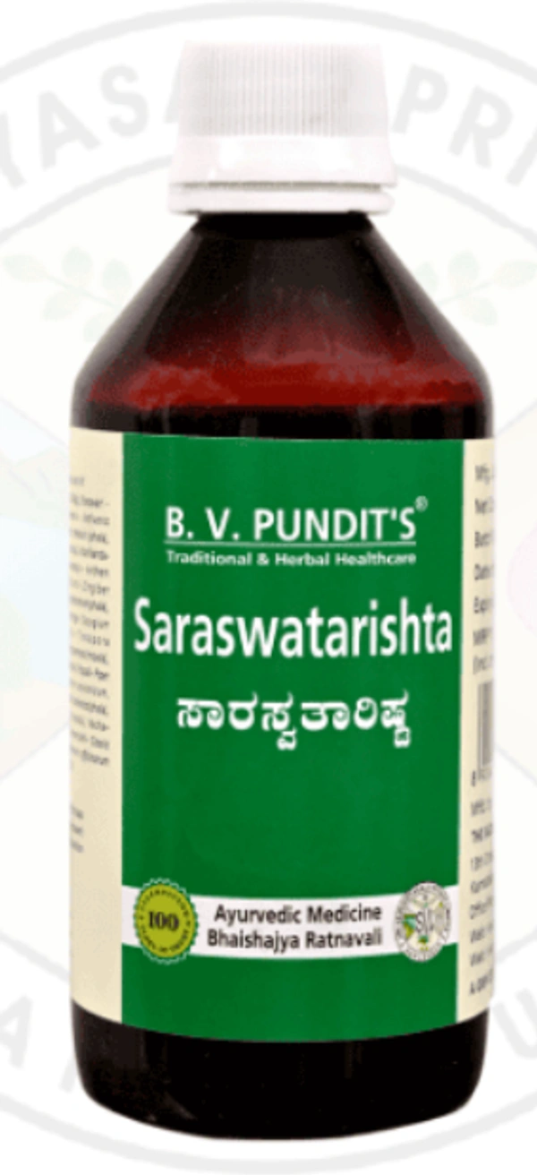 B.V.PANDIT Saraswatharishta - B.V Pandit - 200ML