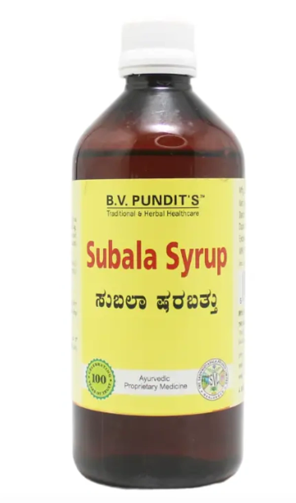 B.V.PANDIT Subala Syrup - B.V.Pandit - 500ml