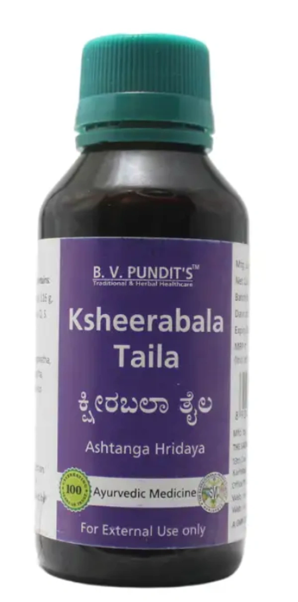 B.V.PANDIT Ksheerabala Taila - B.V.Pandit  - 200ml