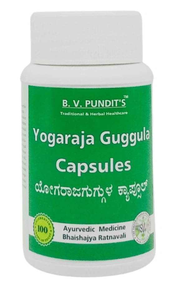 B.V.PANDIT Yogaraja Guggula - B.V.Pandit  - 60Capsule
