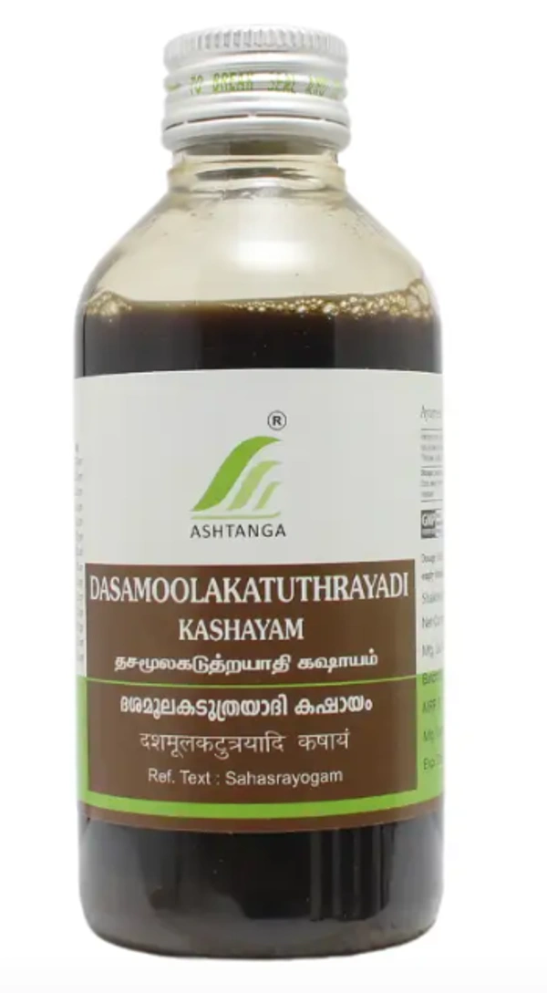 ASHTANGA AYURVEDICS Dasamoolakatuthrayadi Kashayam - Ashtanga Ayurvedi - 200Ml