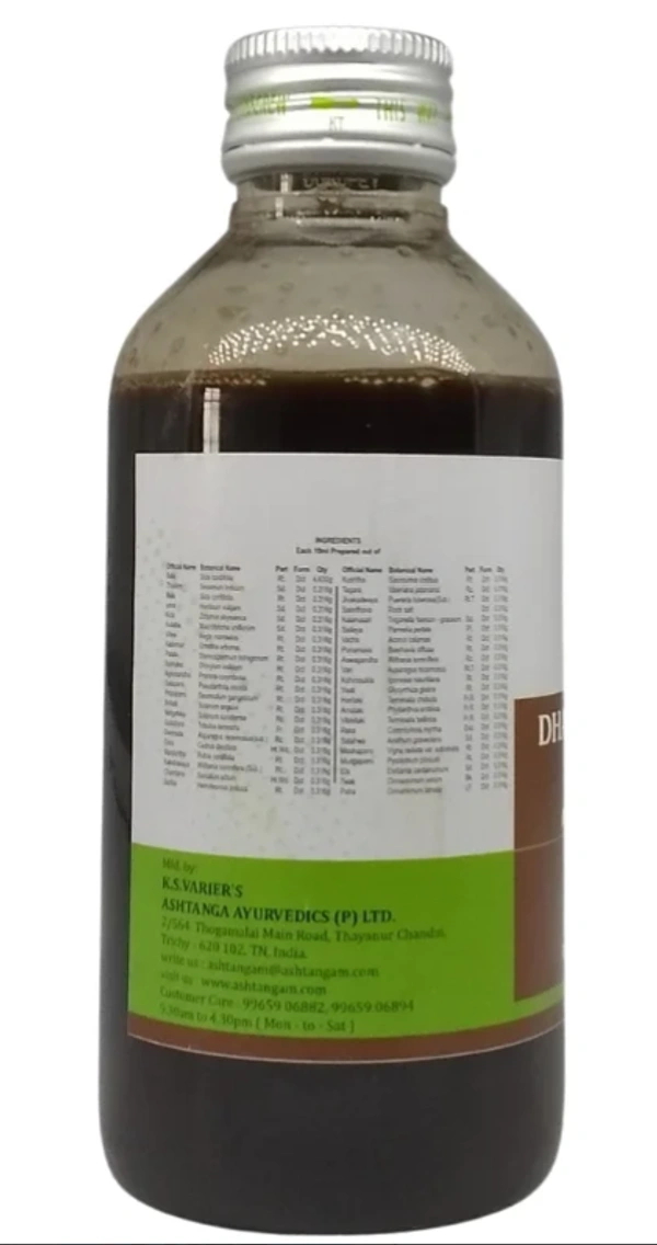 ASHTANGA AYURVEDICS Dhanwantharam Kashayam - Ashtanga  - 200Ml