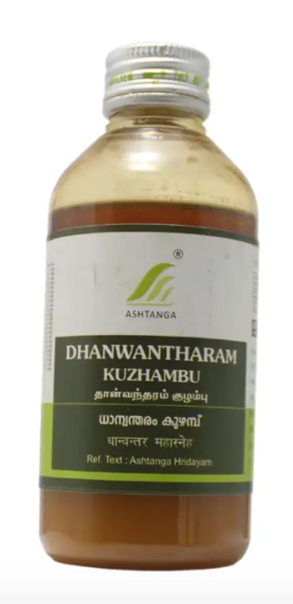 ASHTANGA AYURVEDICS Dhanwantharam Kuzhambu .Ashtanga  - 200Ml