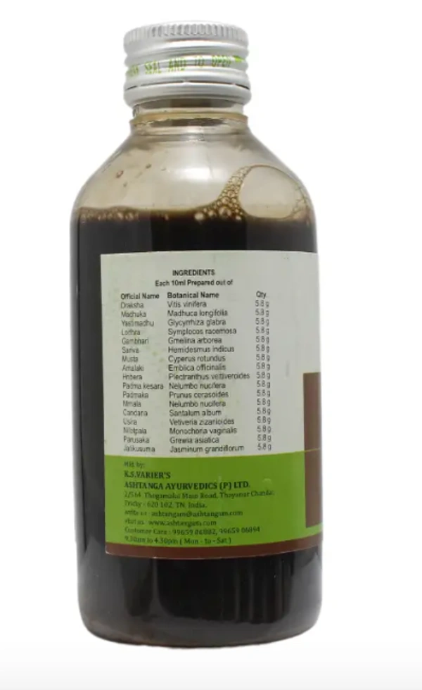 ASHTANGA AYURVEDICS Drakshadi Kashayam - Ashtanga  - 200Ml