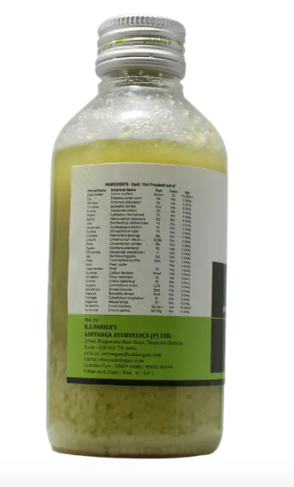 ASHTANGA AYURVEDICS Eladi Coconut Oil  Ashtanga Ayurvedics - 200Ml