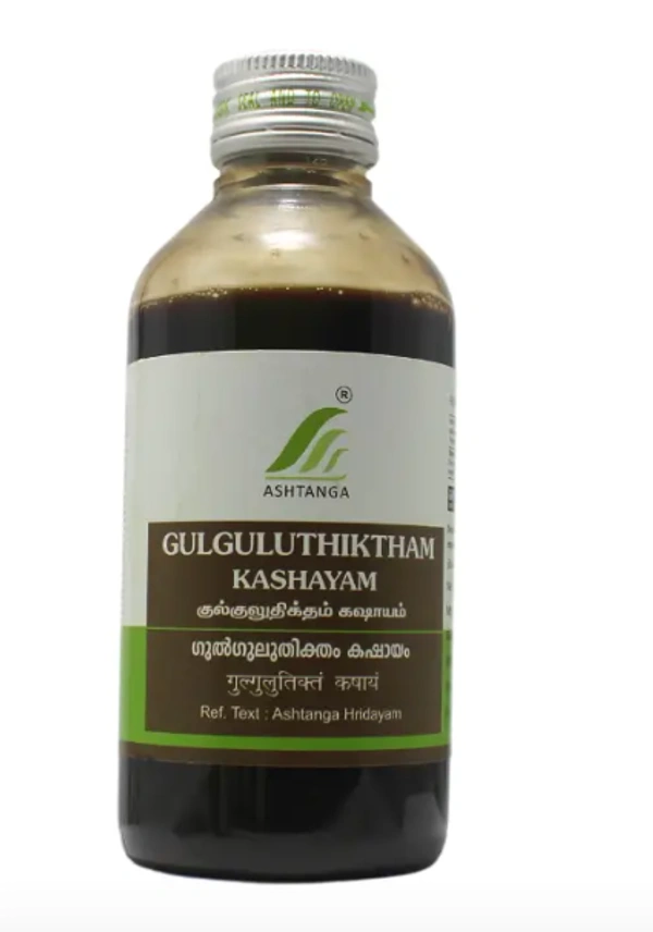 ASHTANGA AYURVEDICS Gulguluthiktham Kashayam  Ashtanga - 200Ml