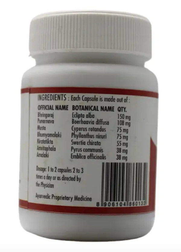 ASHTANGA AYURVEDICS Hepagen Capsules   Ashtanga  - 40Capsule