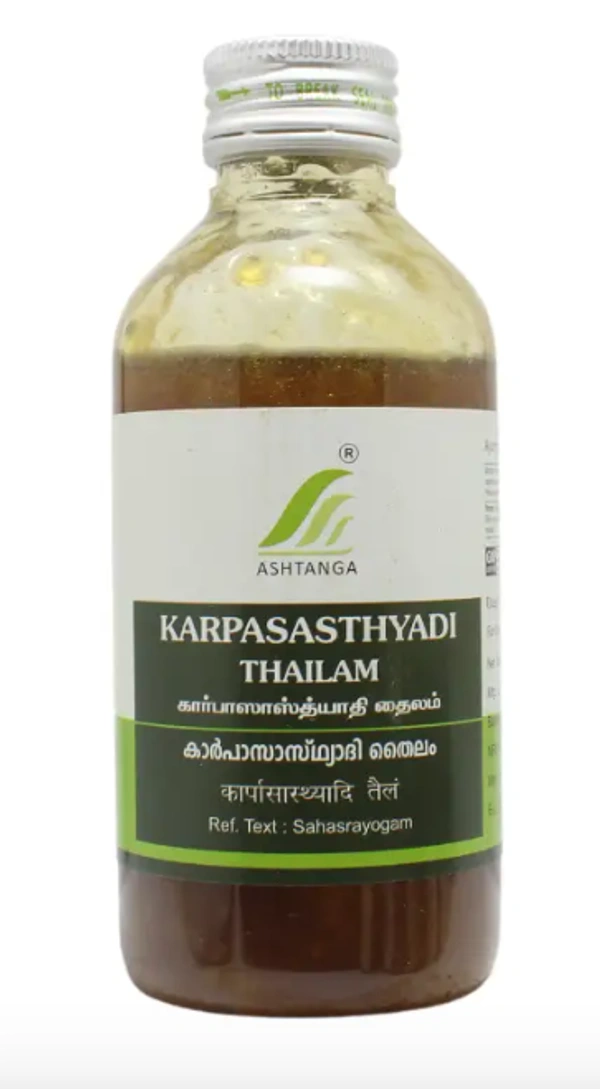 ASHTANGA AYURVEDICS Karpasasthyadi Thailam  Ashtanga - 200Ml