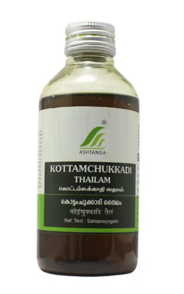 ASHTANGA AYURVEDICS Kottamchukkadi Thailam  Ashtanga - 200ML