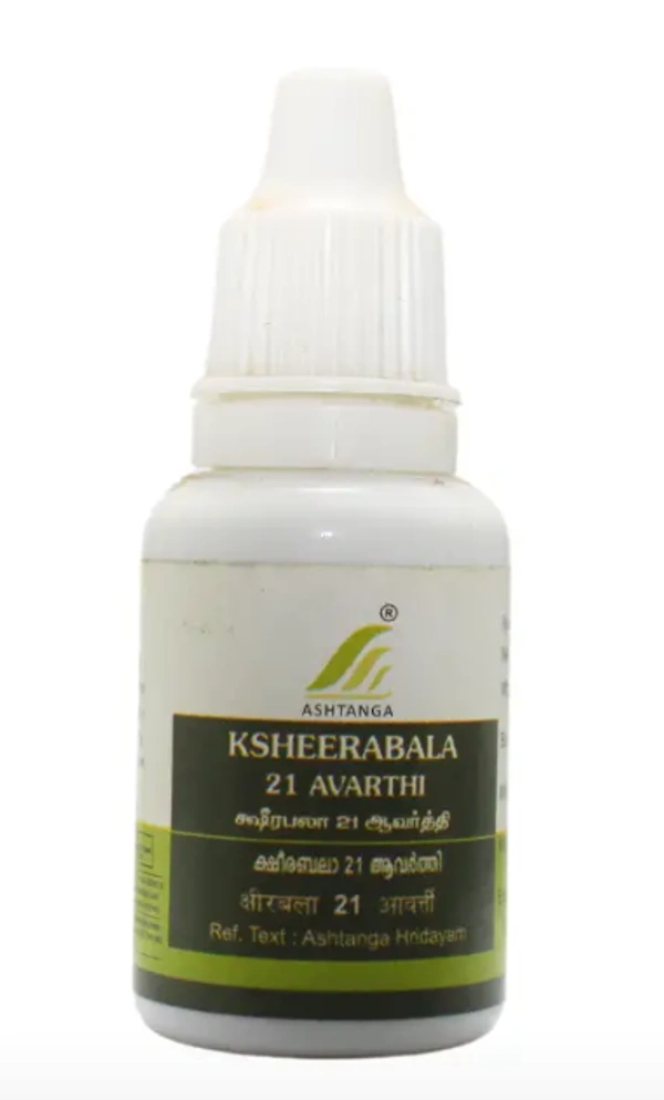 ASHTANGA AYURVEDICS Ksheerabala 21 Avarthi Ashtanga - 15ML