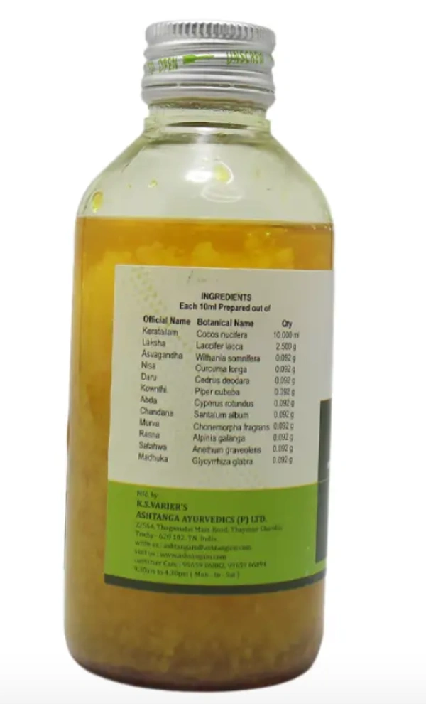 ASHTANGA AYURVEDICS Lakshadi Coconut Oil - Ashtanga - 200ML