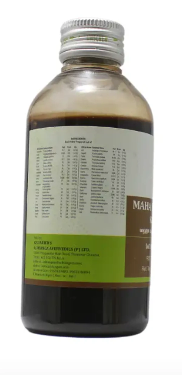 ASHTANGA AYURVEDICS Maha Manjishtadi Kashayam  Ahtanga  - 200Ml