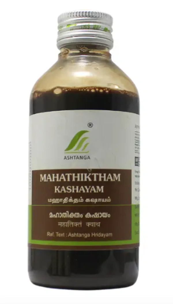 ASHTANGA AYURVEDICS Mahathiktham Kashayam  Ashtanga - 200ML