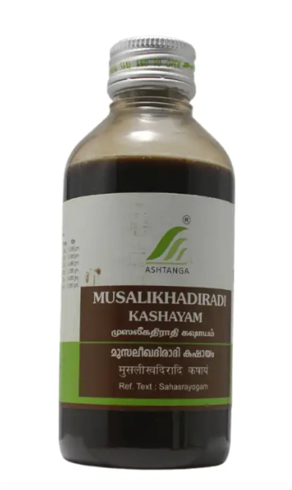 ASHTANGA AYURVEDICS Musalikhadiradi Kashayam  Ashtanga - 200ml