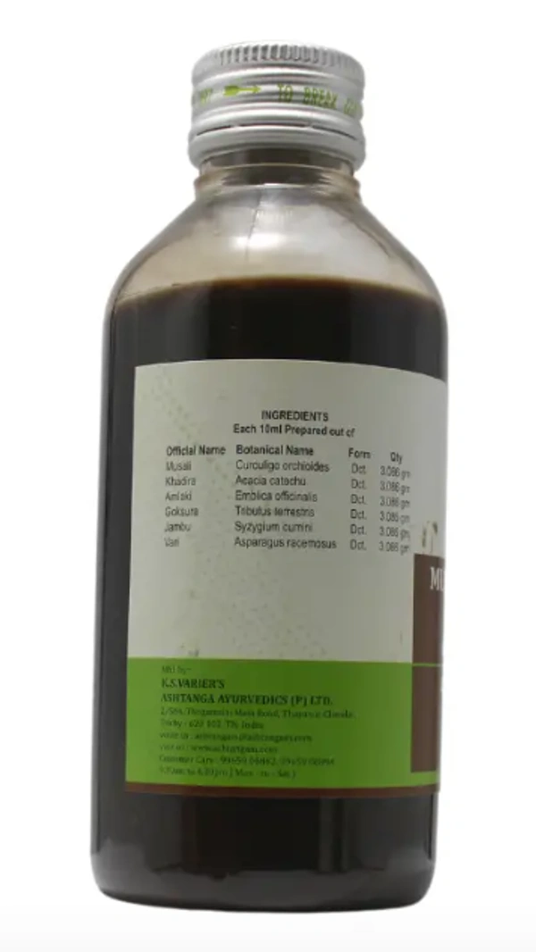 ASHTANGA AYURVEDICS Musalikhadiradi Kashayam  Ashtanga - 200ml