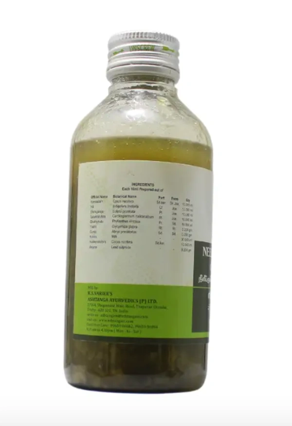 ASHTANGA AYURVEDICS Neelee Bhringadi Coconut Oil  Ashtanga  - 200Ml