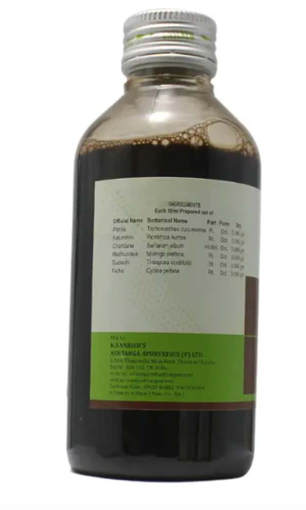 ASHTANGA AYURVEDICS Patolamooladi Kashayam  Ashtanga - 200ml