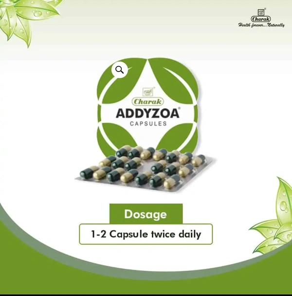 CHARAK  Addyzoa Capsule-Charak - 20Capsule