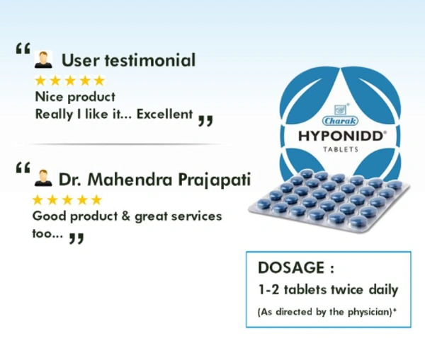 CHARAK  Hyponidd Tablet  - Charak - 30Tablet