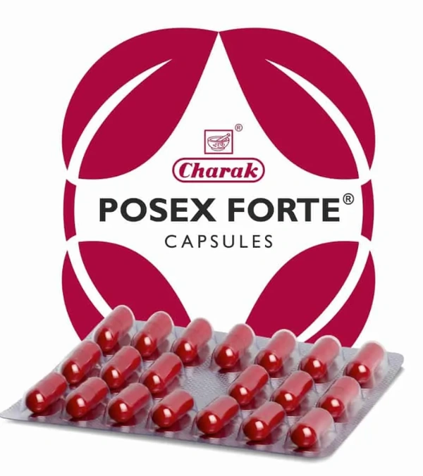 CHARAK  Posex Forte Capsule - Charak - 20Capsule