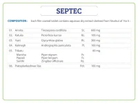 AYURCHEM PRODUCTS Septec Tablet - Ayurchem - 20Tablet