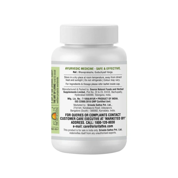 SRI SRI AYURVEDA Shatavari Tablet - Sri Sri - 60 Tablets