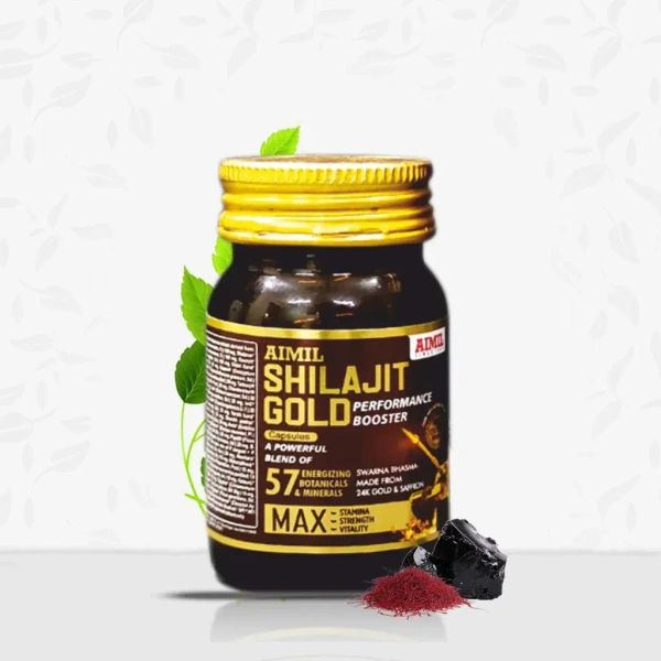 AIMIL PHARMACEUTICAL Shilajit Gold Capsules Aimil - 20 Capsule