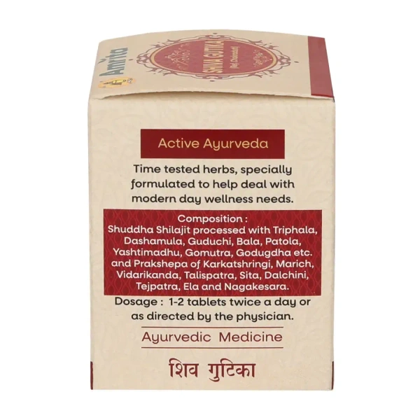 AMRITA DRUGS  Shiva Gutika Tablet - Amrita - 60 Tablet