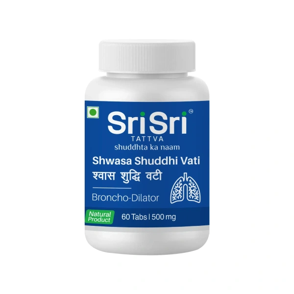 SRI SRI AYURVEDA Shwasa Shuddhi Vati - Sri Sri - 60 Tablets
