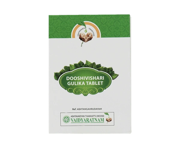 VAIDYARATHNAM Dooshivishari Gulika Tablet - Vaidyaratnam - 10 Tablets