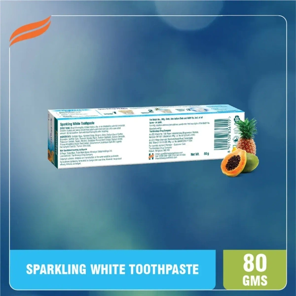 HIMALAYA PHARMACY Sparkling White Toothpaste - Himalaya - 80g